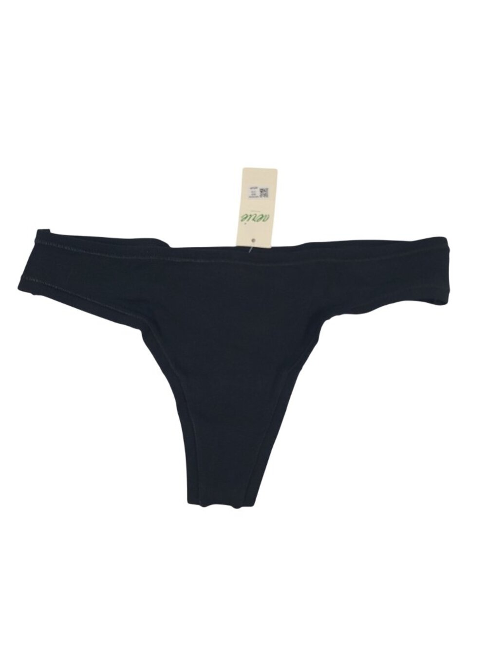 NEW Aerie Women's Seamless Thong Underwear Black Sz Small Soft Stretch